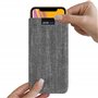 Adore June Business Housse Compatible avec iPhone XR, Pochette Établie Caractéristique Matériel avec Affichage Nettoyage Effet,