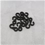 EMSea 20pcs Crochet Amortisseur de Tente Crochet Coupe-Vent Accessoires de Tente pour Tentes de Camping Auvents Pare-Soleil en P