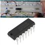 EMSea Lot de 10 Puces de Porte Logique 6 Canaux SN7404N Onduleur Hexad¨¦cimal PDIP-14 pour Applications de Traitement de Signal 