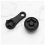 VGOL 1 jeu de boutons de verrouillage antivol - Support antivol - Bouton de verrouillage pour moto - Support de navigation pour 
