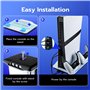 Mcbazel Support de Refroidissement et Station de Charge pour Console PS5/PS5 Slim/PS5 Pro avec Ventilateurs à Vitesses Multiples