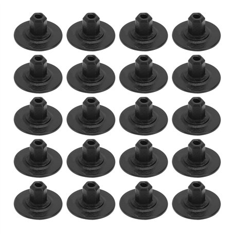 ECSiNG 20pcs Clips d'écrou Boucliers de Soubassement Clips de Fixation Panneau d'isolation Compatible avec Audi Compatible avec
