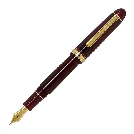 PLATINUM PNB15000-71M #3776 Century Gold Trim Bourgogne Stylo-plume