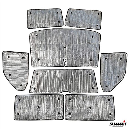 Summit VW T5/T6 Calif Lwb (découpe arrière) (2005 -) Stores Thermiques Finition de qualité supérieure