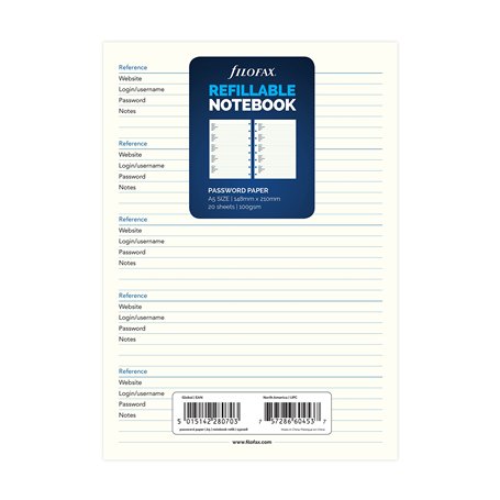Filofax B152028 Recharge pour carnet de notes