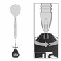 Target Darts Luke Littler Loadout Jeu de Fléchettes à Pointe Souple, Fléchettes en Tungstène à 90%, 19G | Jeu de Fléchettes à Po