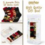 Harry Potter Chaussettes Femme Longueur Mi-Mollet Lot de 5 Chaussette Fantaisie Respirantes Cadeau Chibi Hogwarts pour Ado et Ad