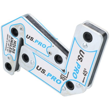 Lot de 2 aimants de soudage magnétiques multi-angles 15 45 60 90 degrés