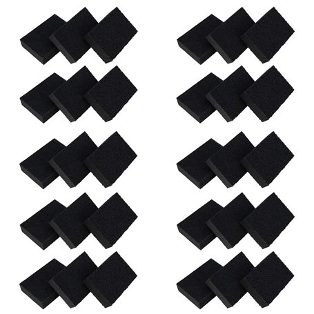 Lot de 30 blocs de ponçage en mousse pour ponçage bois - Grain mixte - 60