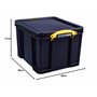 Really Useful 35BKCB Boîte de Rangement en Plastique Facilement Empilable 35 litres - 480 x 390 x 310 mm, Noir