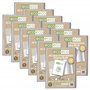 eco-eco Lot de 2 porte-vues transparents format A5 50% recyclé 60 pochettes en plastique