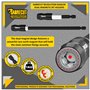 SabreCut SCRK8 Lot de 6 porte-embouts magnétiques professionnels 75 mm et 150 mm avec 4 embouts à impact 25 mm PH2 PZ2 Phillips