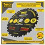1 x SCCSN20165_24 SabreCut 165mm 24T x 20mm Alésage Haute Performance Ultra Mince Kerf Bois Contreplaqué MDF Aggloméré Cadrage L