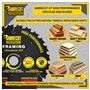 1 x SCCSN20165_24 SabreCut 165mm 24T x 20mm Alésage Haute Performance Ultra Mince Kerf Bois Contreplaqué MDF Aggloméré Cadrage L