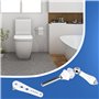 Colexy Poignée de Toilette de Chasse D'eau, WC Levier de Chasse D'eau Porcelain Vintage Cistern Lever, Kit de Poignée de Chasse 
