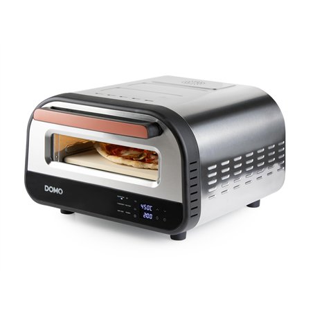 DOMO DO9289PZ Pizza Genius - Four à Pizza électrique - 1700W - 6 Programmes - Vos pizzas préférées en seulement 2 minutes - Pier