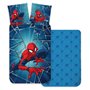 Parure de Lit 3 Pièces Spiderman avec Drap-Housse