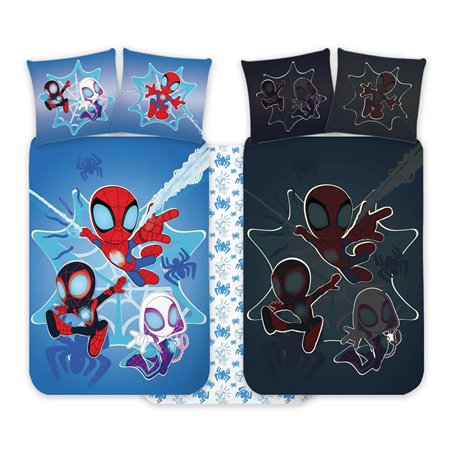 Spidey Parure de lit pour bébé 100 x 135 cm + taie d'oreiller 40 x 60 cm
