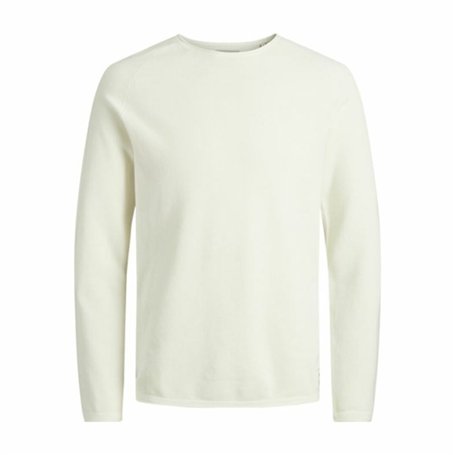 Sweat sans capuche homme Jack & Jones ehill Knit Cloud Dancer