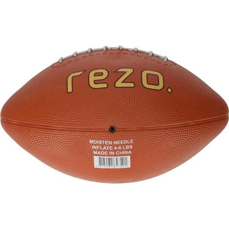 Ballon de football américain - REZO - Caoutchouc - Taille 6 - Marron - Résistant et polyvalent