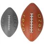 Ballon de football américain - REZO - Caoutchouc - Taille 6 - Marron - Résistant et polyvalent