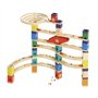 Hape Circuit à Billes Créatif en Bois Le Vertigo Quadrilla - Pour Enfants 4 ans et Plus - Jeu de Construction en Bois avec Kit C