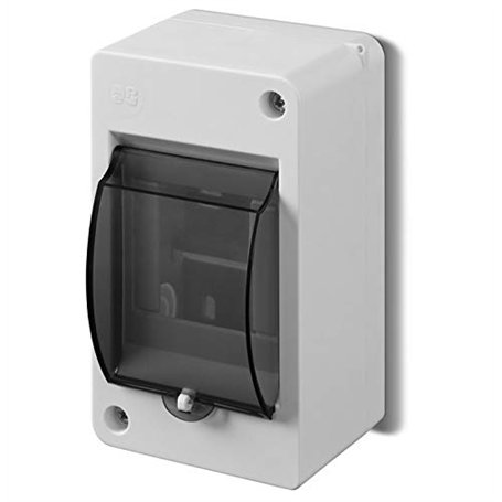 ELEKTRO-PLAST Boîte de distribution en saillie - 1 rangée pour 3 modules IP 30 - Gris clair