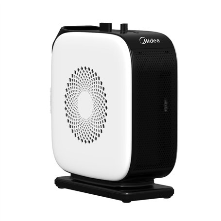 Midea Nty15-19Cae Chauffage soufflant basse consommation Ptc en céramique portable 1500 W énergiquement efficace avec thermostat