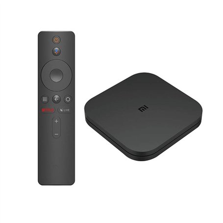 Xiaomi Mi Box S 2GB RAM + 8GB Storage Lecteur multimédia 4K Ultra HD avec télécommande Google Assistant