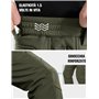 FREE SOLDIER Pantalon Ski d'hiver pour Hommes Pantalon de Chasse Imperméable Coupe-Vent Softshell Doublé de Polaire pour la Rand