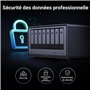 UGREEN NASync DXP8800 Plus, NAS de Bureau 8 Baies, processeur Intel i5 1235u 10 cœurs, 8 Go de RAM DDR5, SSD 128 Go, 2 Ports 10 