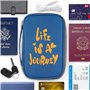 AiQInu Pochette Passeport Voyage, Pochette Document Voyage avec Anti-vol RFID Blocking, Organisateur de Voyage de Portefeuilles 