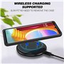 Liner Coque Compatible avec LG Velvet 5G/4G, Étui Transparente Rigide PC et Souple TPU Housse Gel Silicone Bumper Case Antichoc