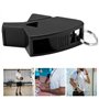 cersalt Dolphin Whistle, sifflet de Jeu de Football Robuste pour Les compétitions Sportives(Le Noir)