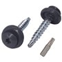 Marcopol Lot de 60 vis Torx en métal pour toiture - 4