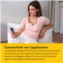 Tire-lait électrique double mains libres et portable Magic InBra de Medela: FluidFeel Technology, connectivité avec application