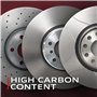 BREMBO 09.C881.11 Lot de 2 disques de frein