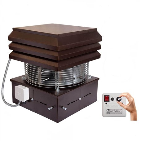 Aspirateur Extracteur Ventilateur D'aspiration Électrique De Fumée Pour Cheminèe Modèle Professionnel Gemi Elettronica