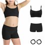 Risalti Ensembles Fille Brassiere Fille et Culottes Fille en Microfibre - Crop Top Fille et Boxer Fille