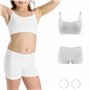 Risalti Ensembles Fille Brassiere Fille et Culottes Fille en Microfibre - Crop Top Fille et Boxer Fille