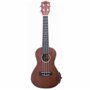 EKO Guitars DUO Series 6201018 Ukulélé ténor électrique acoustique 4 cordes Acajou