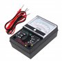 Multimètre analogique portable Mini testeur avec embouts - Voltmètre Ampèremètre Ohmmètre AC/DC 1000V - Outil manuel pour amateu