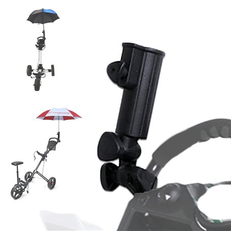 Support de parapluie réglable pour chariot de golf