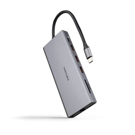 Hub USB NANOCABLE Gris 100 W