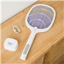 Raquette Anti-insectes Rechargeable 2 en 1 avec Lumière UV Elecfly InnovaGoods