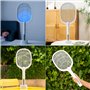 Raquette Anti-insectes Rechargeable 2 en 1 avec Lumière UV Elecfly InnovaGoods