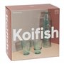 DOIY - Ensemble de verres en cristal - Design en forme de poisson - Fabriqués en cristal - Verres empilables pour la décoration