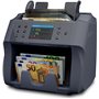 Detectalia V500 - Compteur de billets avec fonction de valeur pour billets mixtes de 5 devises EUR, GBP, USD, CAD, MXN - 2 CIS e