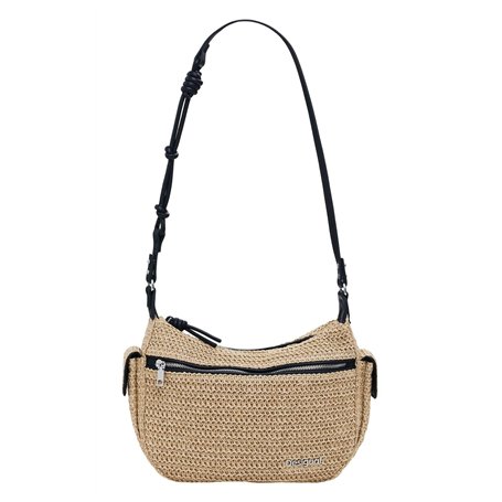 Desigual BAG_HALF LOGO RAFFIA AS