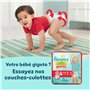 Pampers Premium Protection Taille 4, 25 Couches, 9kg-14kg, Double Protection Pour La Peau Et Contre Les Fuites
